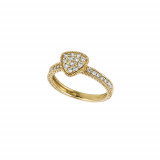 Jewelmi Custom 14k Yellow Gold Diamond Ring photo