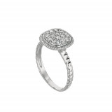 Jewelmi Custom 14k White Gold Diamond Ring photo