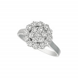Jewelmi Custom 14k White Gold Diamond Ring photo