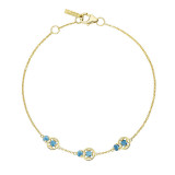 Tacori 14k Yellow Gold Petite Gemstones Women's Bracelet - SB22933FY photo
