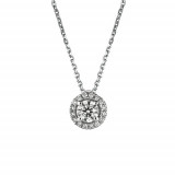Jewelmi Custom 14k White Gold Diamond Necklace photo