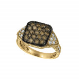 Jewelmi Custom 14k Yellow Gold Diamond Ring photo