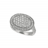 Jewelmi Custom 14k White Gold Diamond Ring photo