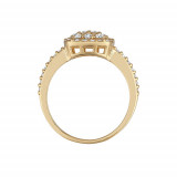 Jewelmi Custom 14k Yellow Gold Diamond Ring photo 2