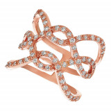 Jewelmi Custom 14k Rose Gold Diamond Ring photo