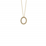 Jewelmi Custom 14k Yellow Gold Diamond Necklace photo