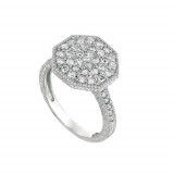 Jewelmi Custom 14k White Gold Diamond Ring photo