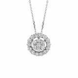 Jewelmi Custom 14k White Gold Diamond Necklace photo