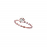 Jewelmi Custom 14k Rose Gold Diamond Ring photo