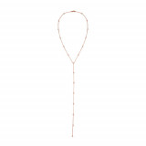 Jewelmi Custom 14k Rose Gold Diamond Necklace photo