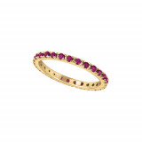 Jewelmi Custom 14k Yellow Gold Ruby Ring photo