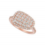 Jewelmi Custom 14k Rose Gold Diamond Ring photo
