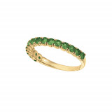 Jewelmi Custom 14k Yellow Gold Tsavorite Ring photo