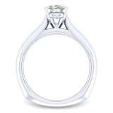 Gabriel & Co 14K White Gold Rina Solitaire Diamond Engagement Ring - ER8177O4W4JJJ photo 2