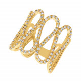 Jewelmi Custom 14k Yellow Gold Diamond Ring photo