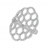 Jewelmi Custom 14k White Gold Diamond Ring photo