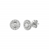Jewelmi Custom 14k White Gold Diamond Earrings photo