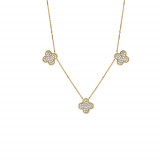 Jewelmi Custom 14k Yellow Gold Diamond Necklace photo