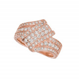 Jewelmi Custom 14k Rose Gold Diamond Ring photo
