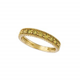 Jewelmi Custom 14k Yellow Gold Diamond Stackables Ring photo