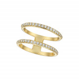Jewelmi Custom 14k Yellow Gold Diamond Ring photo