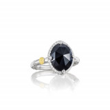 Tacori Sterling Silver Gemma Bloom Diamond and Gemstone Men's Ring - SR14519 photo