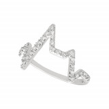 Jewelmi Custom 14k White Gold Diamond Ring photo