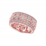 Jewelmi Custom 14k Rose Gold Diamond Ring photo