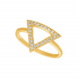 Jewelmi Custom 14k Yellow Gold Diamond Ring photo