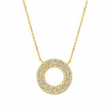 Jewelmi Custom 14k Yellow Gold Diamond Necklace photo