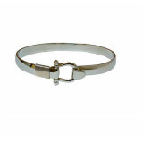 Caribbean Hook White Titanium Shackle Bracelet photo