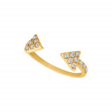 Jewelmi Custom 14k Yellow Gold Diamond Ring photo