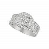 Jewelmi Custom 14k White Gold Diamond Ring photo