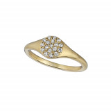 Jewelmi Custom 14k Yellow Gold Diamond Ring photo
