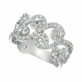 Jewelmi Custom 14k White Gold Diamond Ring photo
