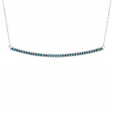 Jewelmi Custom 14k White Gold Diamond Necklace photo