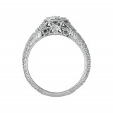 Jewelmi Custom 14k White Gold Diamond Ring photo 2
