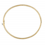 Jewelmi Custom 14k Yellow Gold Diamond Bangle Bracelet photo 2