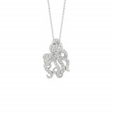 Jewelmi Custom 14k White Gold Diamond Necklace photo