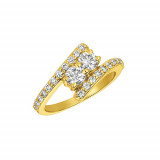 Jewelmi Custom 14k Yellow Gold Diamond Ring photo