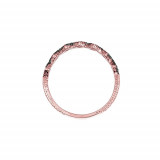 Jewelmi Custom 14k Rose Gold Diamond Stackables Ring photo 2