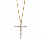 Jewelmi Custom 14k Yellow Gold Diamond Necklace photo