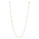 Jewelmi Custom 14k Yellow Gold Diamond Necklace photo