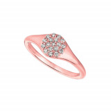 Jewelmi Custom 14k Rose Gold Diamond Ring photo