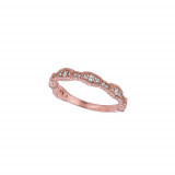 Jewelmi Custom 14k Rose Gold Diamond Ring photo