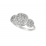 Jewelmi Custom 14k White Gold Diamond Ring photo
