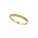 Jewelmi Custom 14k Yellow Gold Diamond Stackable Ring photo