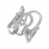 Jewelmi Custom 14k White Gold Diamond Ring photo