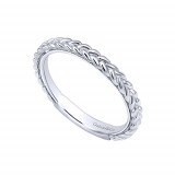 Gabriel & Co. 14k White Gold Stackable Ladies' Ring photo 3
