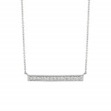 Jewelmi Custom 14k White Gold Diamond Necklace photo